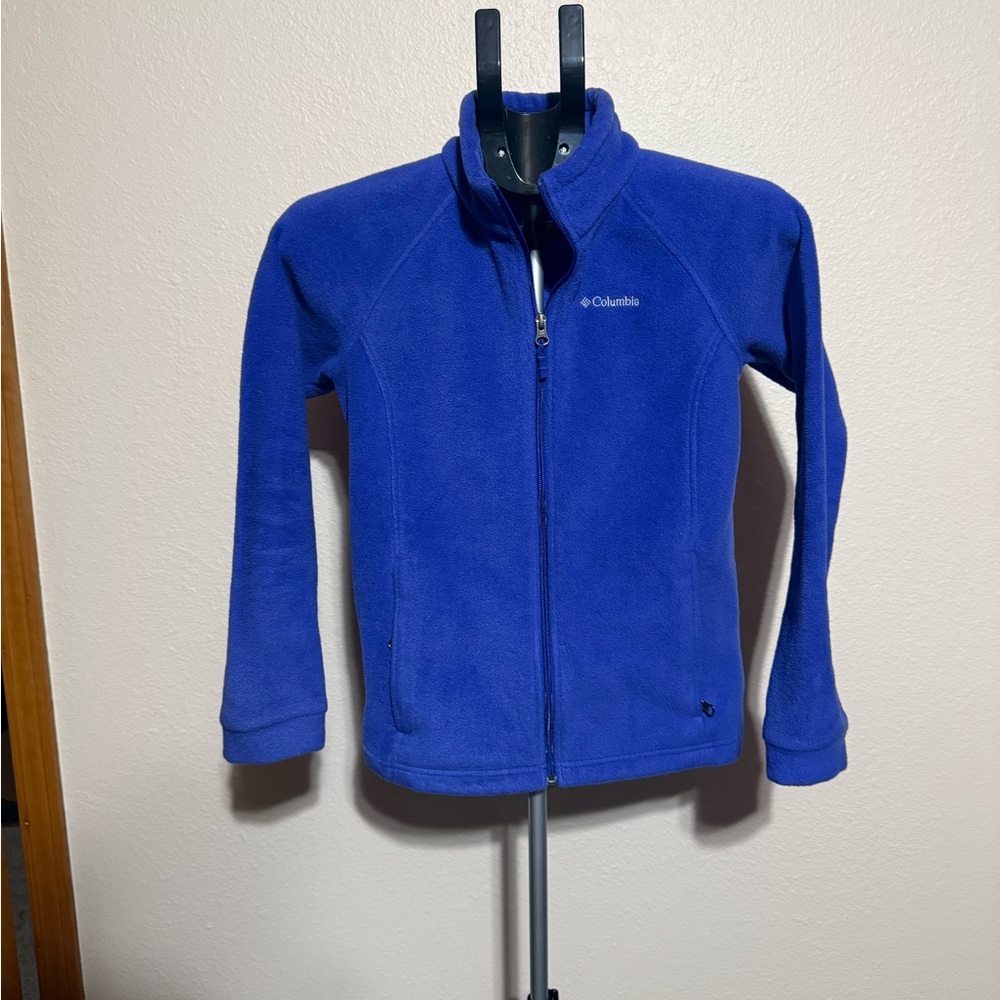 Youth L‎ Columbia Vibrant Blue Fleece Jacket